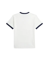Polo Ralph Lauren Big Boys Baseball-Logo Jersey T-Shirt