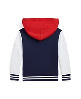 Polo Ralph Lauren Little Boys Baseball Logo Double Knit Hoodie