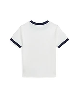 Polo Ralph Lauren Little Boys Baseball Logo Cotton Jersey T-Shirt