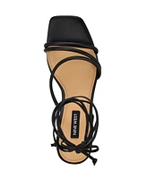 Nine West Women's Hendy Strappy Lace Up Dress Sandals