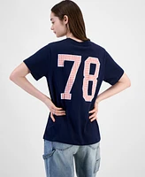 Grayson Threads, The Label Juniors' 78 Gingham Graphic T-Shirt