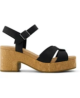 Toms Women's Isla Open Toe Wedge Sandals