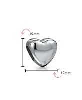 Bling Jewelry Initial Alphabet Bead Charm A-z Heart Sterling Silver European Bracelet