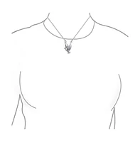 Bling Jewelry Spiritual Faith Dove Pendant Necklace in Sterling Silver - Peace Bird Design