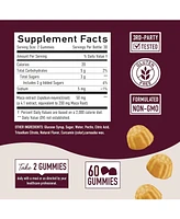 Maca Root Gummies with Natural Peach Flavors, Hormone Balance for Women and Men, SMNutrition, 60ct