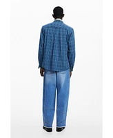 Desigual Men's Combined checkered shirt