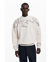 Desigual Men's Embroidered sweatshirt