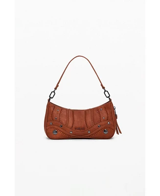 Desigual Women's Small embroidered faux leather bag