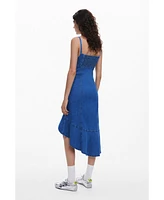 Desigual Women's Denim midi dress