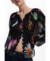 Desigual Women's Floral blouse