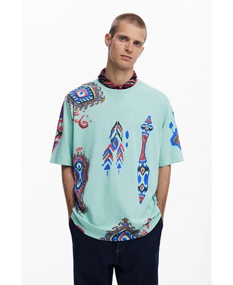 Desigual Men's Tribal print T-shirt