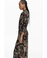 Desigual Women's Snake shirt dress