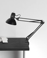 Dainolite 36" Metal Spring Balanced Gloss Clamp-On Task Lamp