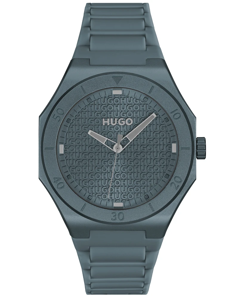 Hugo Boss Men's Grail Light Quartz Silicone Watch