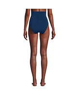 Lands' End Women's Slender Suit Ultra High Waisted Bikini Bottoms