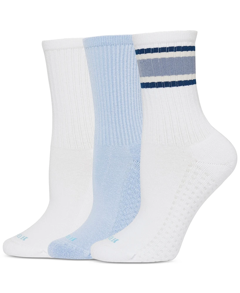 Hue Women's 3-Pk. Air Cushion Sport Crew Socks U24404