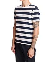 Paisley & Gray Men's Slim Fit Short Sleeve Striped T-Shirt