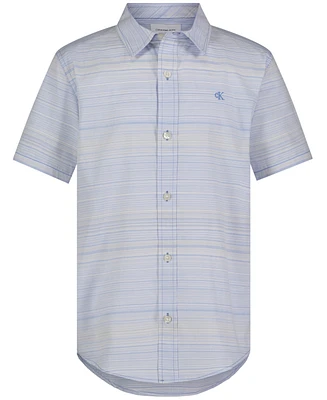 Calvin Klein Big Boys Mini Stripe Shirt