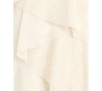 Morgan & Company Juniors' Glitter Low-Back Ruffled Dress