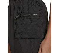 Starter Women's Nylon Zip-Pocket Pull-On Cargo Shorts
