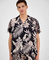 Hugo Boss Mens Beach Shirt Piranha Swim Trunks