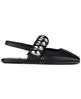 Jeffrey Campbell Manon Dome-Studded Slingback Flats