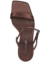 Jeffrey Campbell Kassandra Sculpted Two-Piece Wedge Sandals