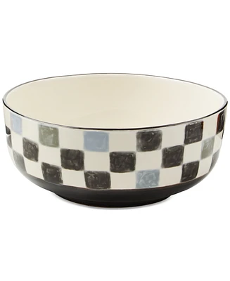 MacKenzie-Childs Black Check Serving Bowl, 112-oz.