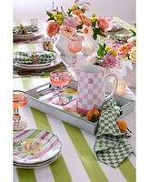 MacKenzie-Childs Pink Check Pitcher
