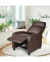 Recliner Sofa Wingback Chair with Massage Function