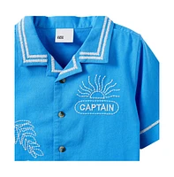 Cotton On Boys Cabana Short Sleeve Shirt