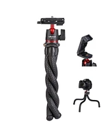 Minolta ProShot MN40Z 20MP Full Hd Camera with 40x Optical Zoom, Silver, Bundle with Mt-11 Multifunctional Octopus Tripod, 64GB Sdxc Memory Card and S