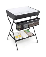 Gouun Baby Storage Folding Diaper Changing Table