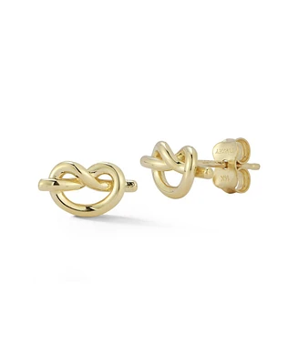 Rachel Zoe Fine Jewelry 14K Gold Love Knot Stud Earrings