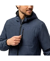 Free Country Men's Melange Stretch Full Zip Hoodie