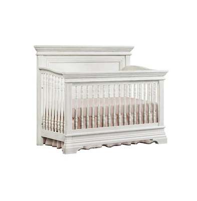 Westwood Design Olivia Traditional Wood Convertible Crib in Brushed White