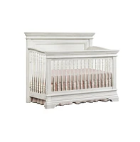 Westwood Design Olivia Traditional Wood Convertible Crib in Brushed White