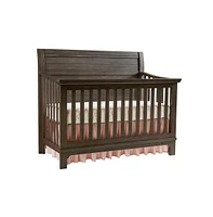 Westwood Design Taylor Farmhouse Wood Convertible Crib in Dusk Gray