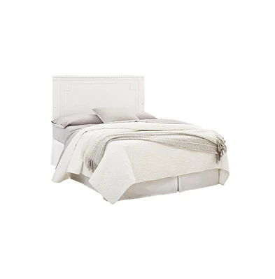 Westwood Design Emery Modern Wood Convertible Crib Panel in White Finish