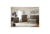 Westwood Design Dovetail Contemporary Wood Convertible Crib in Graphite Gray