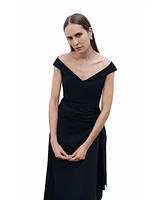 Nocturne Women's Tie Detail Midi Dress