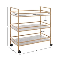 Idria 3 Tier Bar Cart