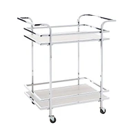 Lameris 2 Tier Bar Cart W Handle