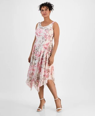 Robbie Bee Women's 2-Pc. Floral-Print Jacket & Dress Set