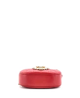 Pre-Owned Dolce & Gabbana Small Devotion Camera Bag Quilted Leather