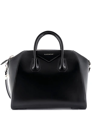 Pre-Owned Givenchy Antigona Bag Glazed Leather