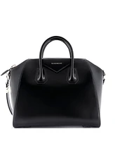 Pre-Owned Givenchy Antigona Bag Glazed Leather