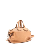 Pre-Owned Givenchy Nightingale Satchel Waxed Leather