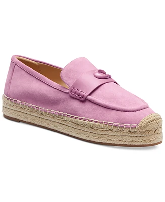 Coach Women's Camilla Logo Espadrille Flat Loafers