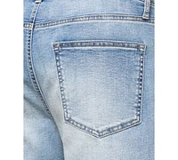 Lazer Men's Miles Slim-Fit Stretch 9-1/2" Denim Shorts
